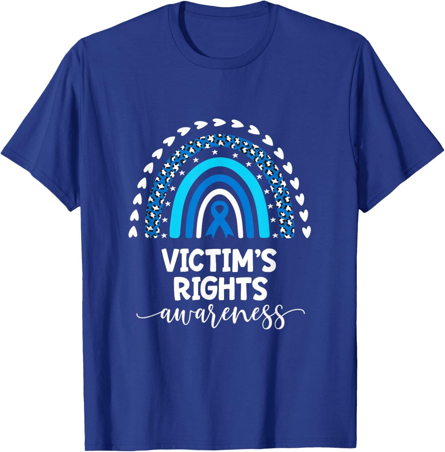 Victims Rights Support Love Victim of Crime Awareness T-Shirt - T-Shirt | Royal