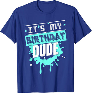 Perfect Dude Shirt Dude Graphic Novelty Dude Birthday T-Shirt - T-Shirt | Royal