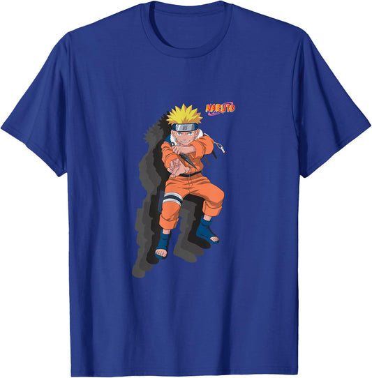 Naruto Classic Naruto with Shadows T-Shirt - T-Shirt | Royal