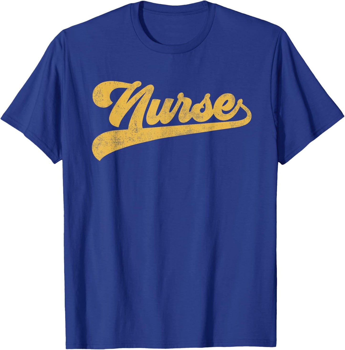 Nurse Cute Vintage Graphic Nursing T-Shirt - T-Shirt | Royal