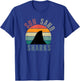 Retro Sunset Sun Sand Sharks Casual Summer Beach Men Women Kids T-Shirt - T-Shirt | Royal