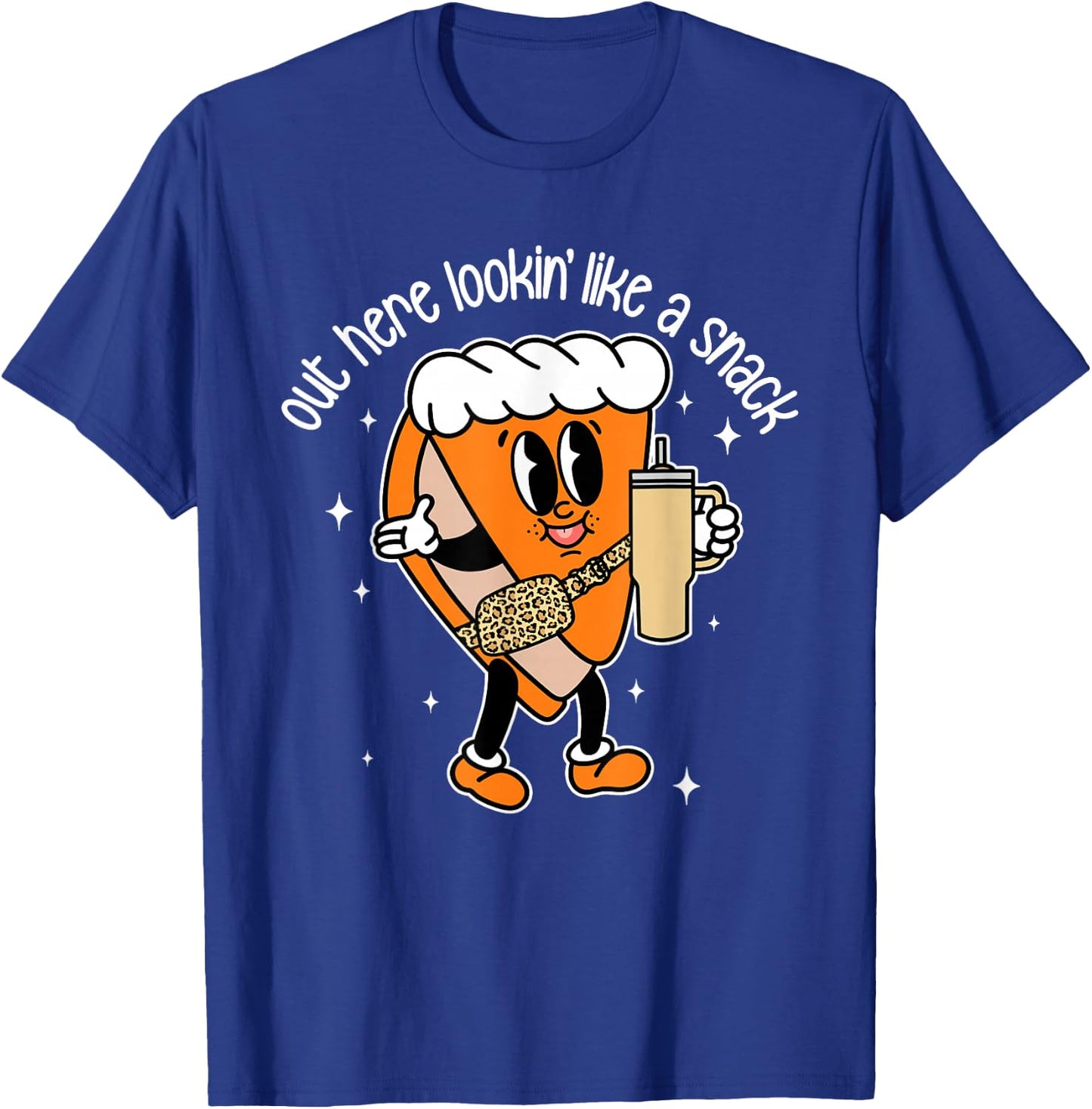 Fall Out Here Looking Like A Snack Pumpkin Spice Cute T-Shirt - T-Shirt | Royal