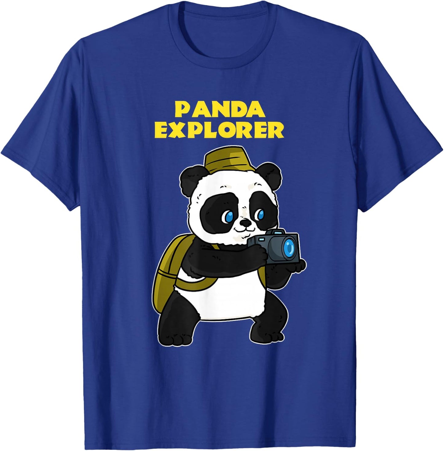 Panda Explorer T-Shirt - T-Shirt | Royal