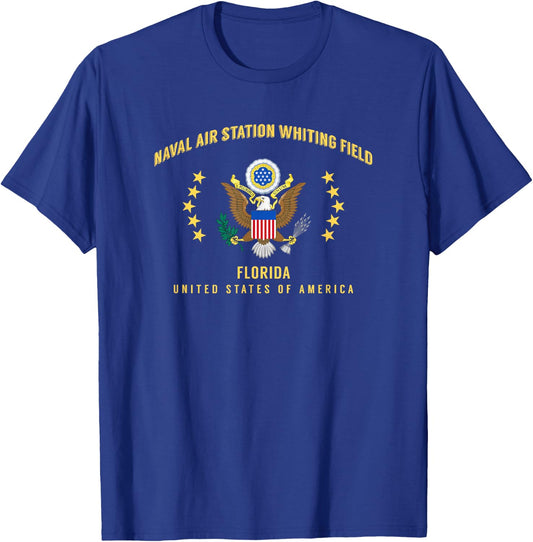 Naval Air Station Whiting Field T-Shirt - T-Shirt | Royal
