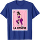 La Fitness Mexican Bingo Card Game Workout Gym Exercise T-Shirt - T-Shirt | Royal