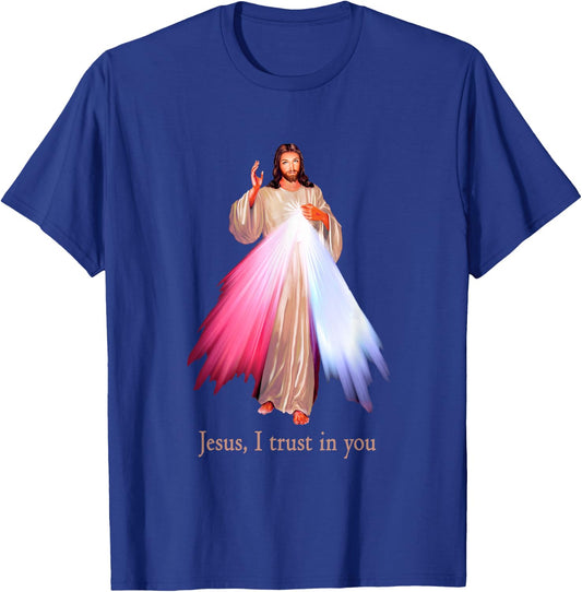 Divine Mercy Jesus I trust in You T-Shirt - T-Shirt | Royal