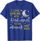 I Love Someone with Parkinsons To The Moon And Back PD T-Shirt - T-Shirt | Royal