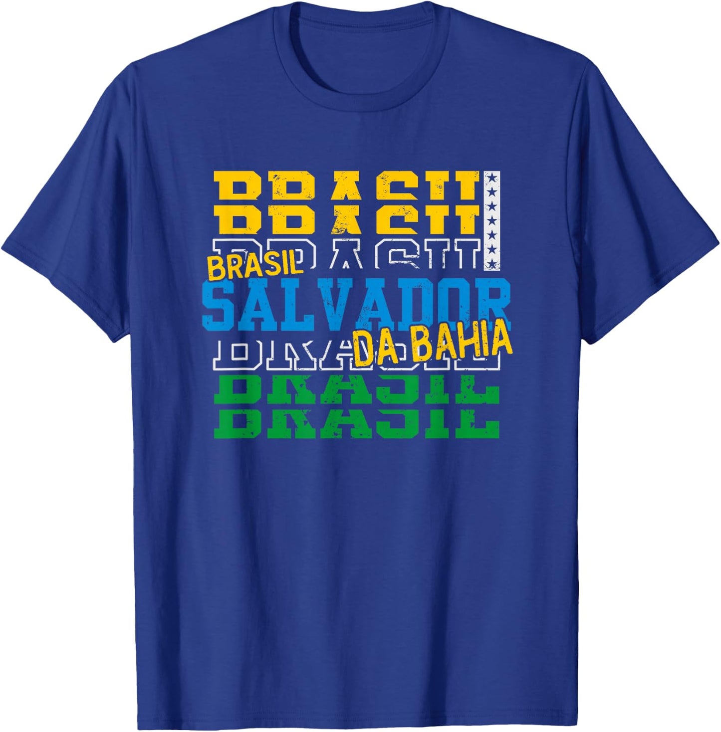 Salvador da Bahia Brazil Sport Souvenir T-Shirt - T-Shirt | Royal