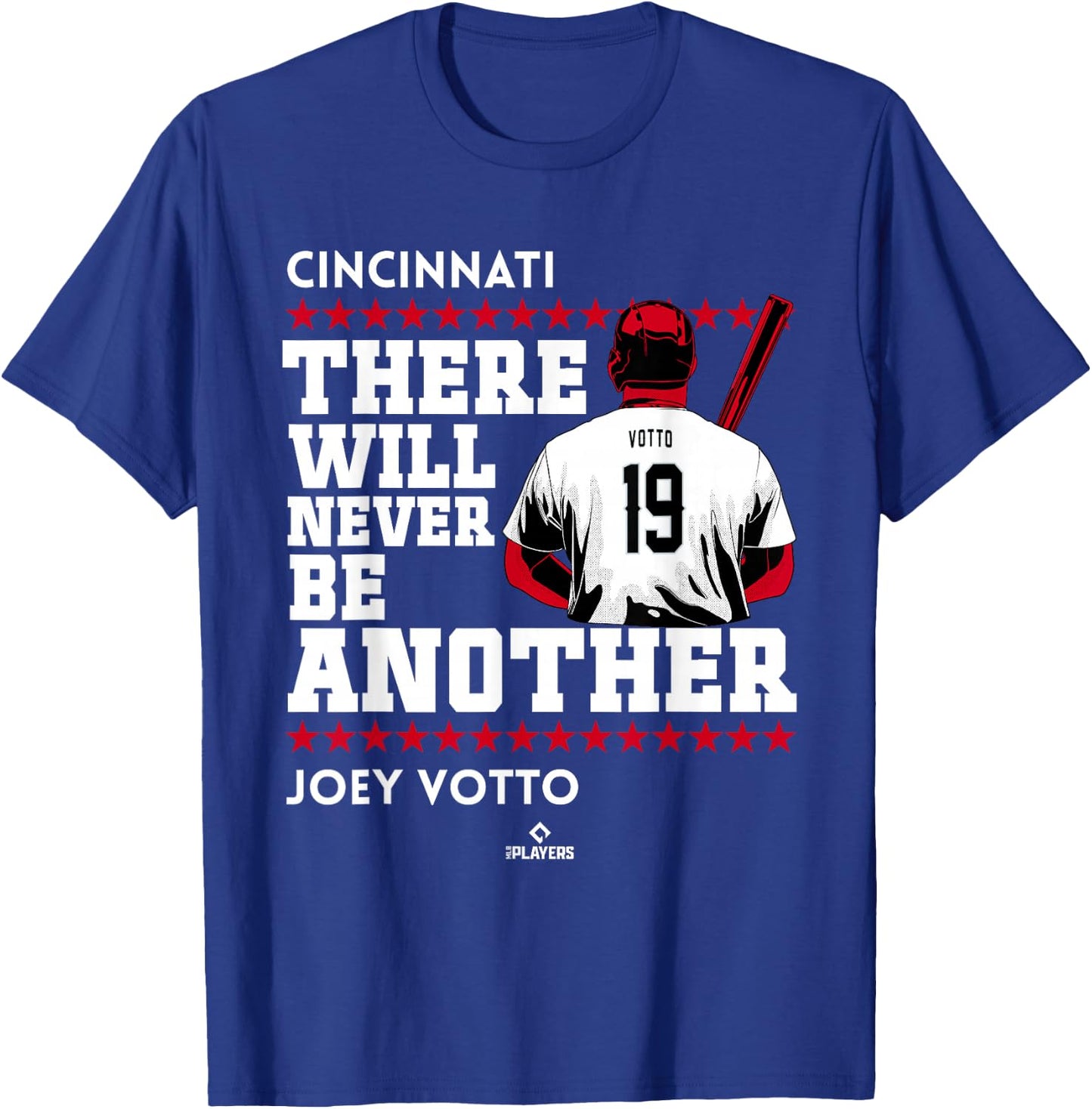 Never Be Another Joey Votto Cincinnati MLBPA T-Shirt - T-Shirt | Royal
