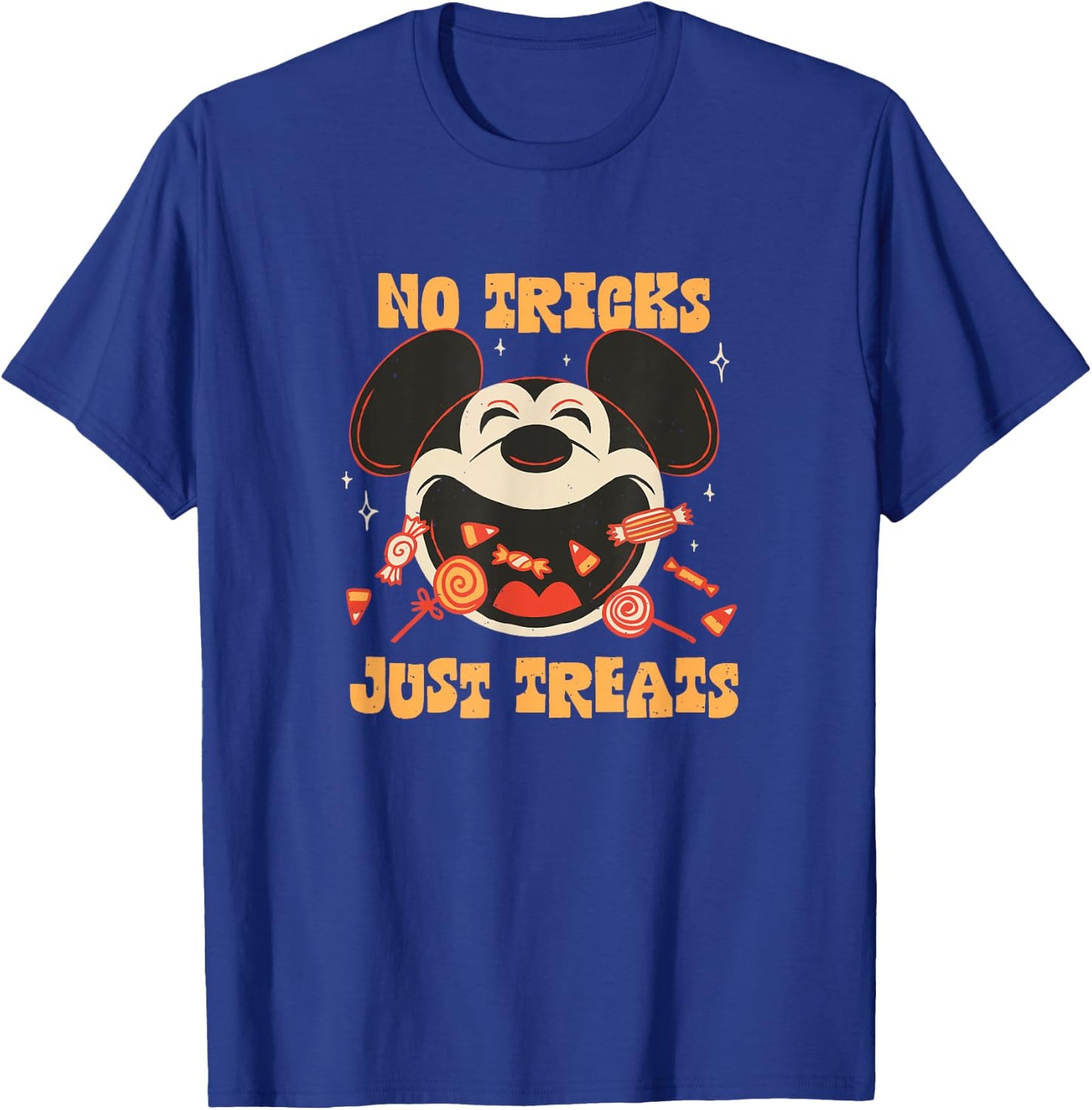 Disney Mickey And Friends Halloween No Tricks Just Treats T-Shirt - T-Shirt | Royal