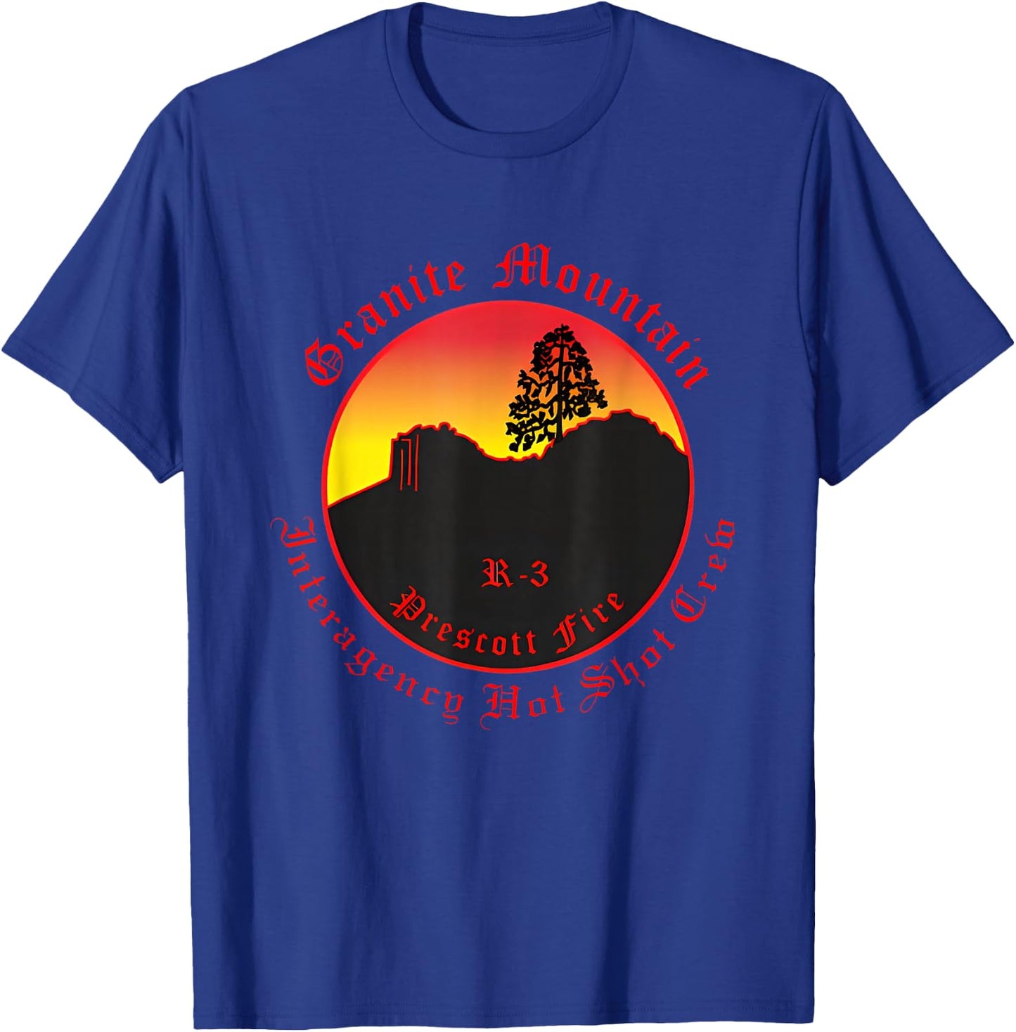 The Granite Mountain Hotshots T-Shirt - T-Shirt | Royal