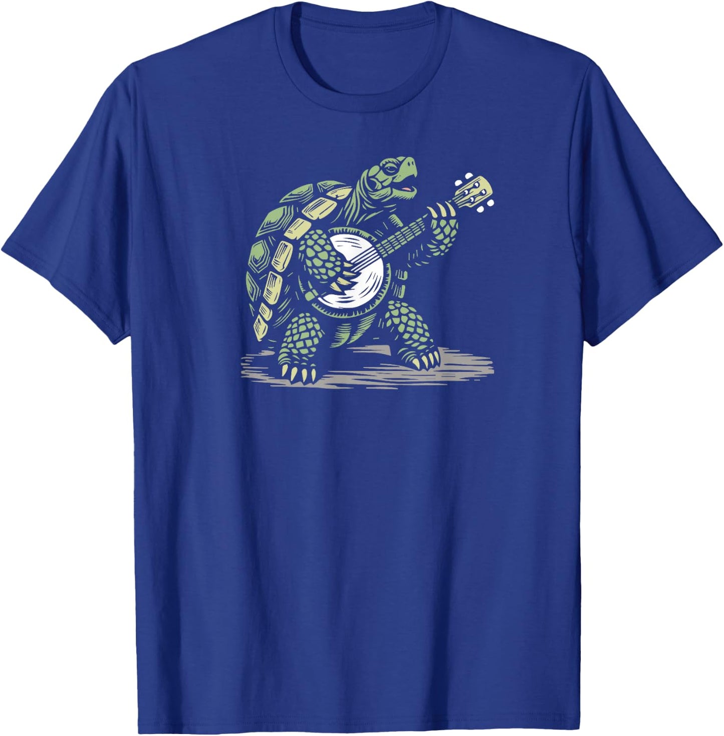 Tortoise Banjo Turtle Picker T-Shirt - T-Shirt | Royal
