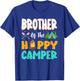 Brother Of The Happy Camper Family Camping Birthday Trip T-Shirt - T-Shirt | Royal