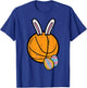 Easter Basketball Bunny Rabbit Sports Men Boys Kids Teens T-Shirt - T-Shirt | Royal