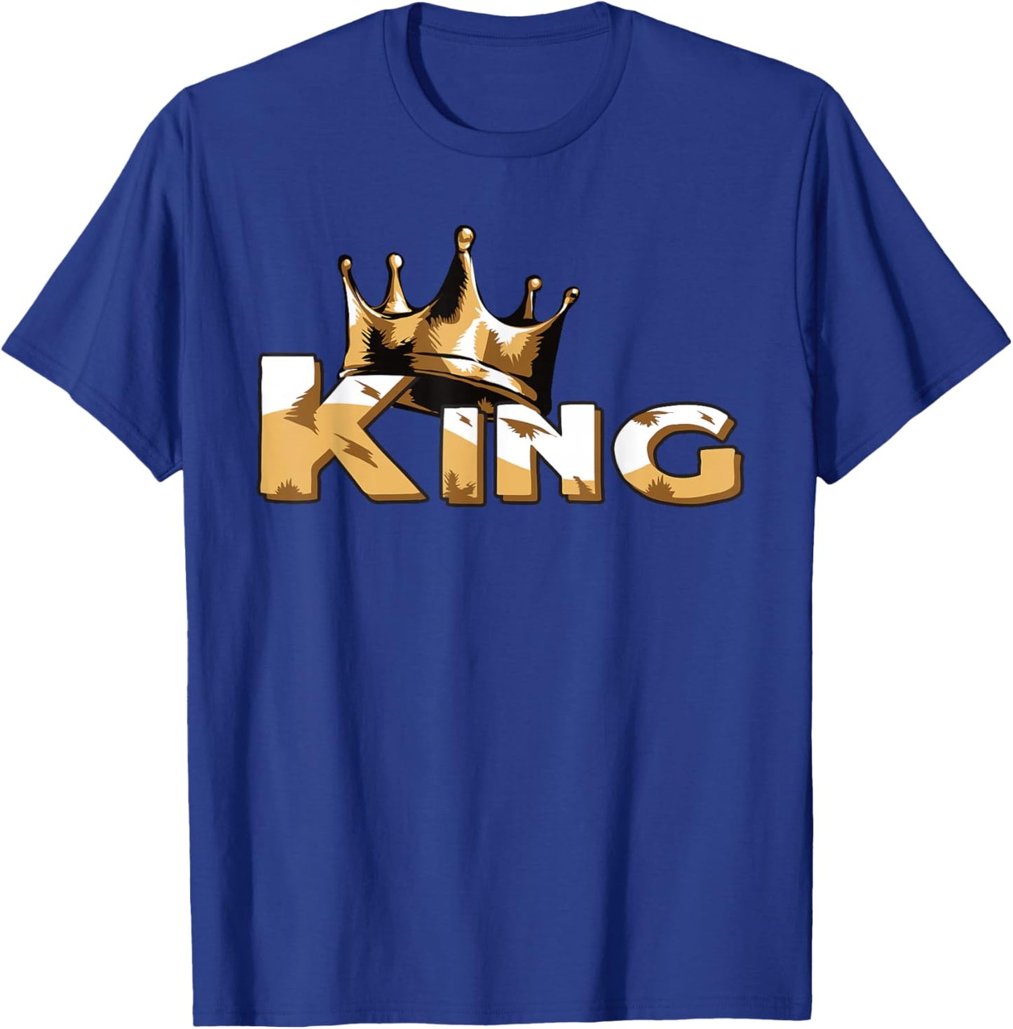 Crown with Writing King T-Shirt - T-Shirt | Royal