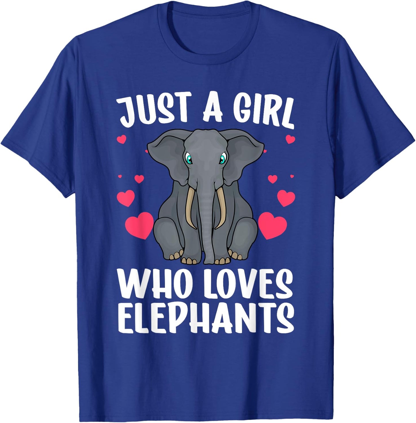 Cool Elephant Girls African Elephant Lover Zoology T-Shirt - T-Shirt | Royal