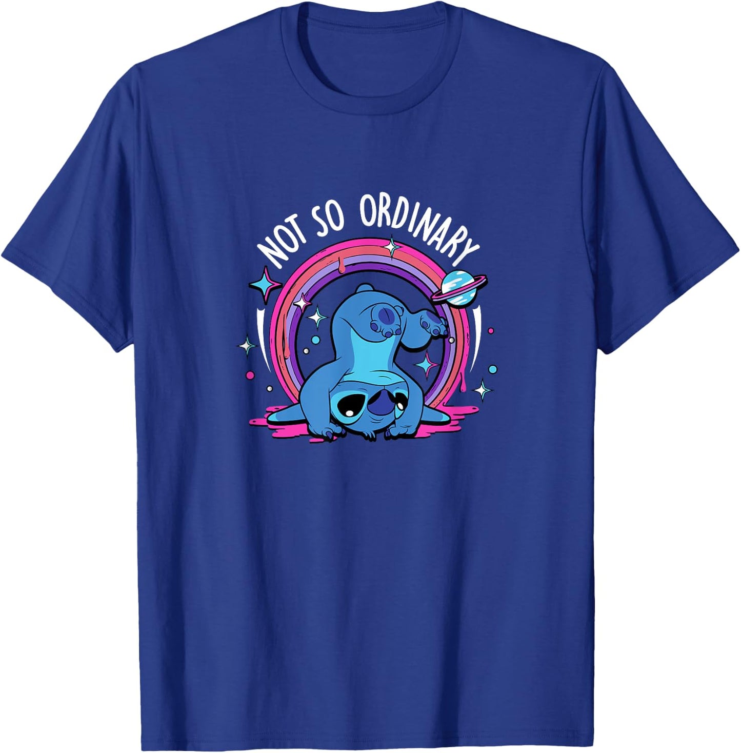 Disney Lilo & Stitch Not So Ordinary Playful Stitch Poster T-Shirt - T-Shirt | Royal