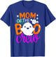Mom Of The Boo Crew Funny Halloween Family Matching T-Shirt - T-Shirt | Royal