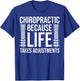 Funny Chiropractic Gift Women Chiropractic Assistant T-Shirt - T-Shirt | Royal