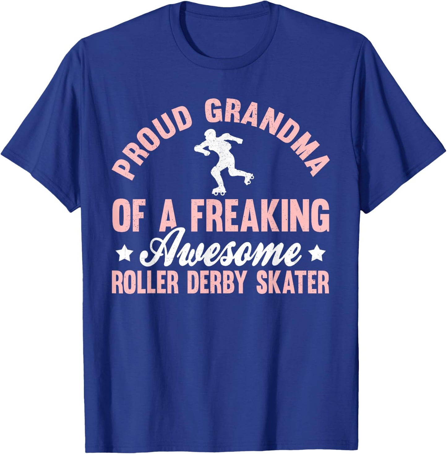Roller Derby Skater Roller Skating Rollerskate Grandma T-Shirt - T-Shirt | Royal
