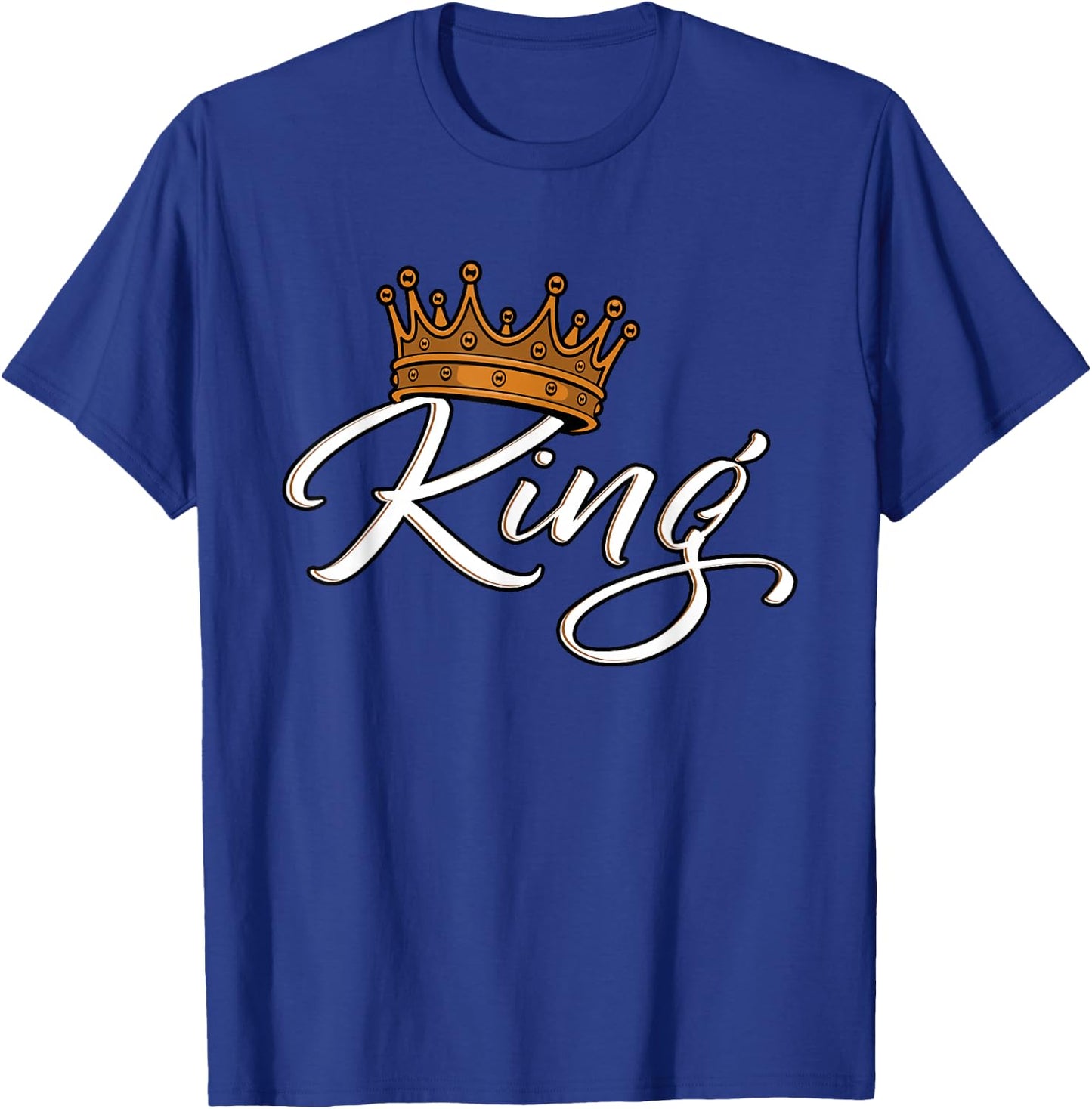 Crown with writing KING T-Shirt - T-Shirt | Royal