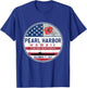 Pearl Harbor Memorial Hawaii Vintage USA Flag Day of Infamy T-Shirt - T-Shirt | Royal