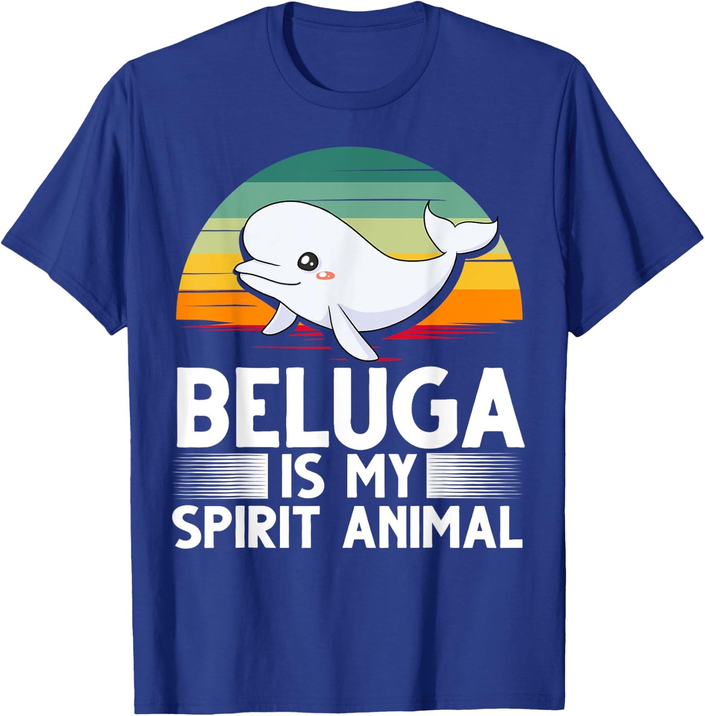 Beluga Whale Baby Animal T-Shirt - T-Shirt | Royal