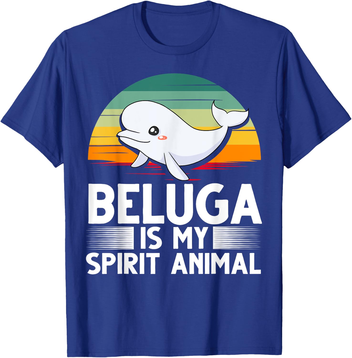 Beluga Whale Baby Animal T-Shirt - T-Shirt | Royal
