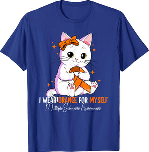 Multiple Sclerosis Awareness T-Shirt - T-Shirt | Royal