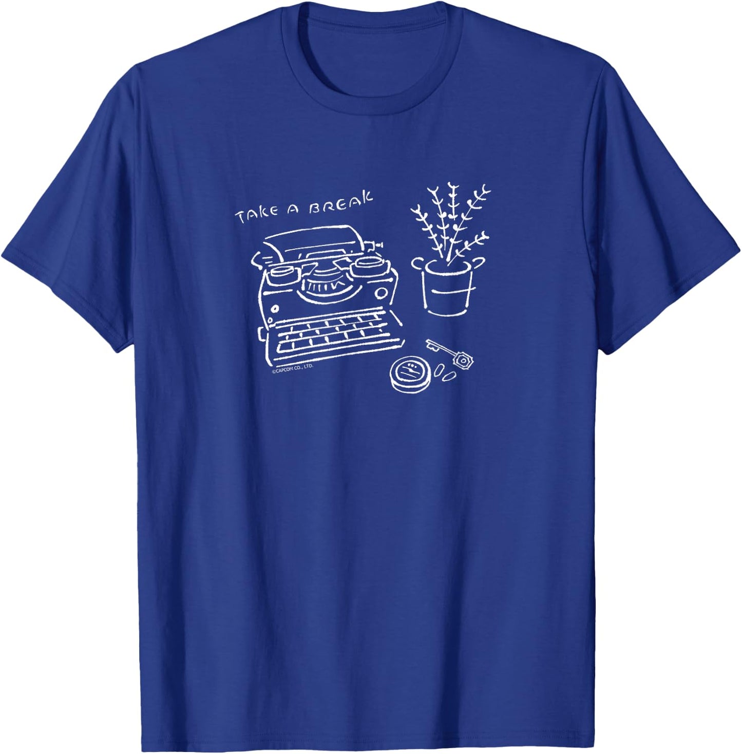 RESIDENT EVIL Line Art (A) T-Shirt - T-Shirt | Royal
