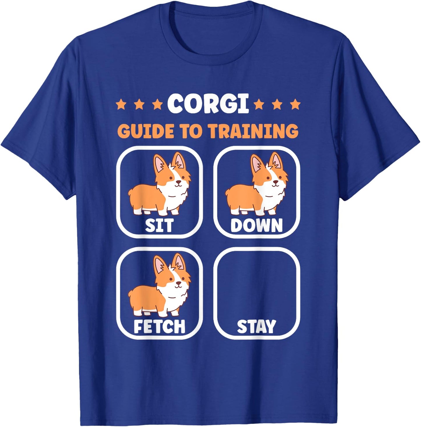 Funny Corgi Guide to trainig Dog Owner Corgi Women Girls Kids T-Shirt - T-Shirt | Royal