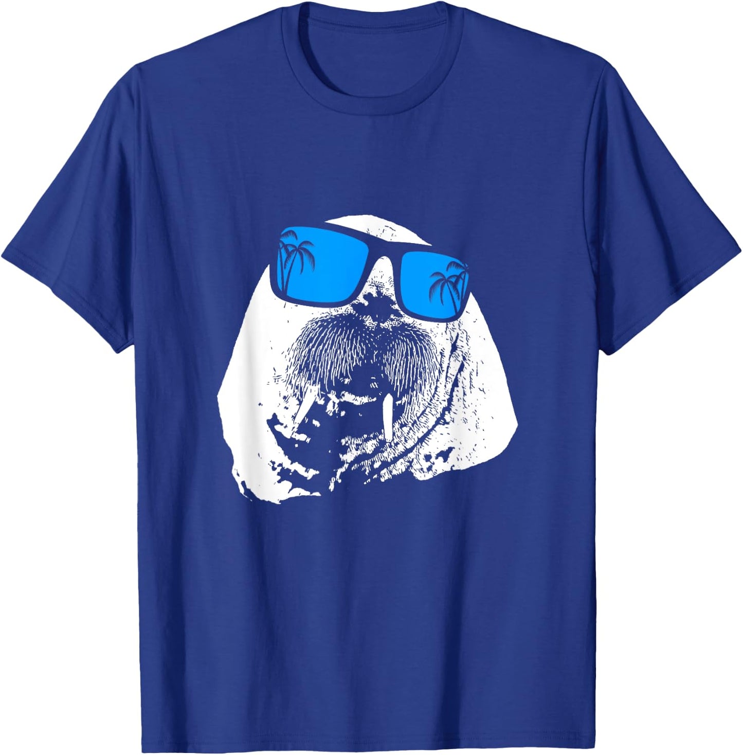 Walrus Ocean Nature Fans Sunglasses Music Animal Lovers T-Shirt - T-Shirt | Royal