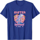 Sister Of The birthday girl dolphin Matching Family Sea T-Shirt - T-Shirt | Royal