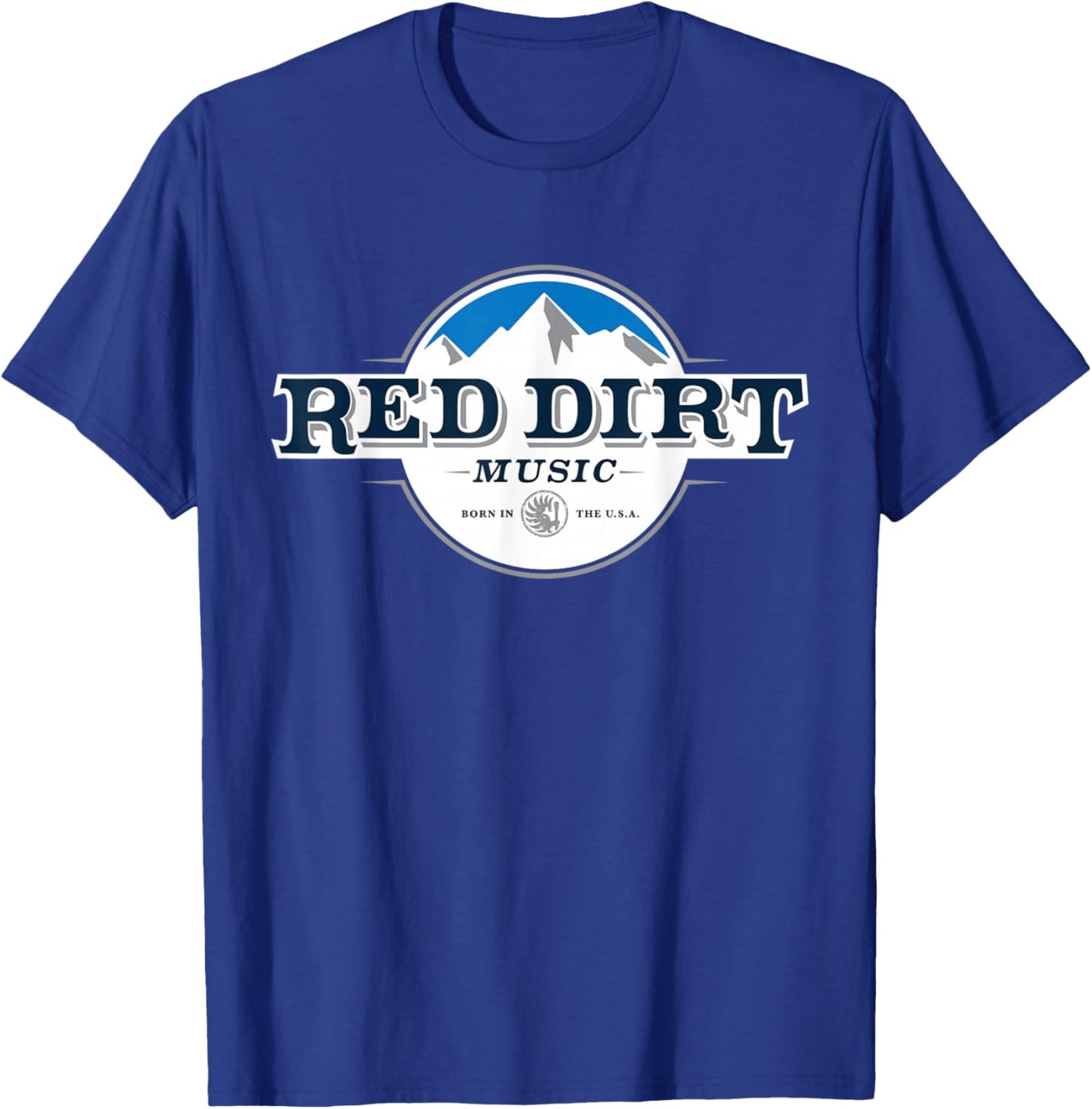 Red Dirt Mountain | Country Music T-Shirt - T-Shirt | Royal