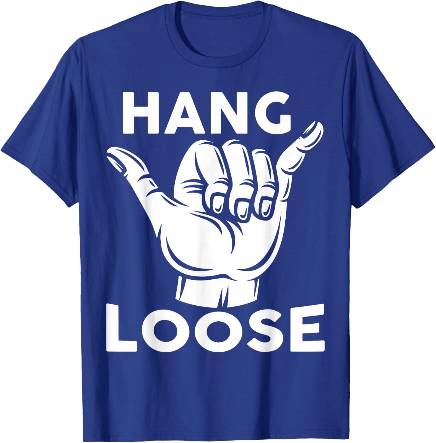 Hang Loose, Hawaii Pineapple Tiki Hawaiian T-Shirt - T-Shirt | Royal