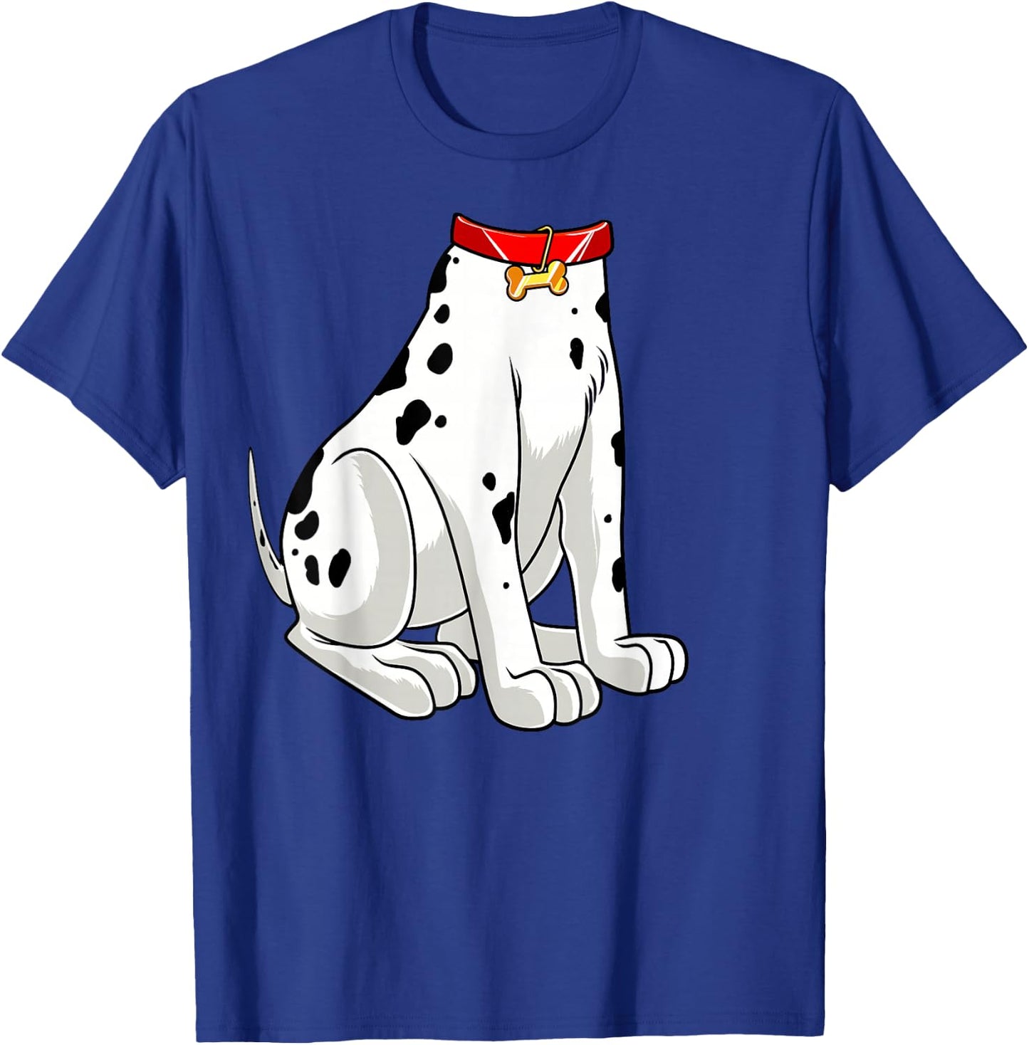 Dalmatian Costume Halloween Dog Print Men Women Kids Small T-Shirt - T-Shirt | Royal