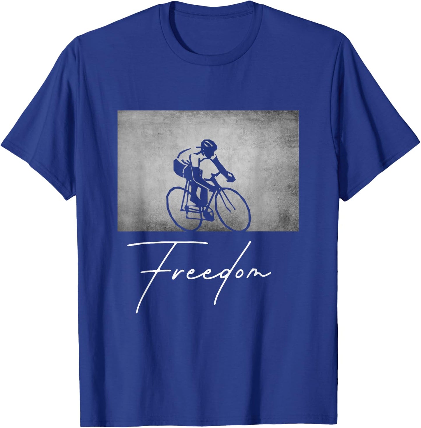Road Biking Bicycle Cycling T-Shirt - T-Shirt | Royal