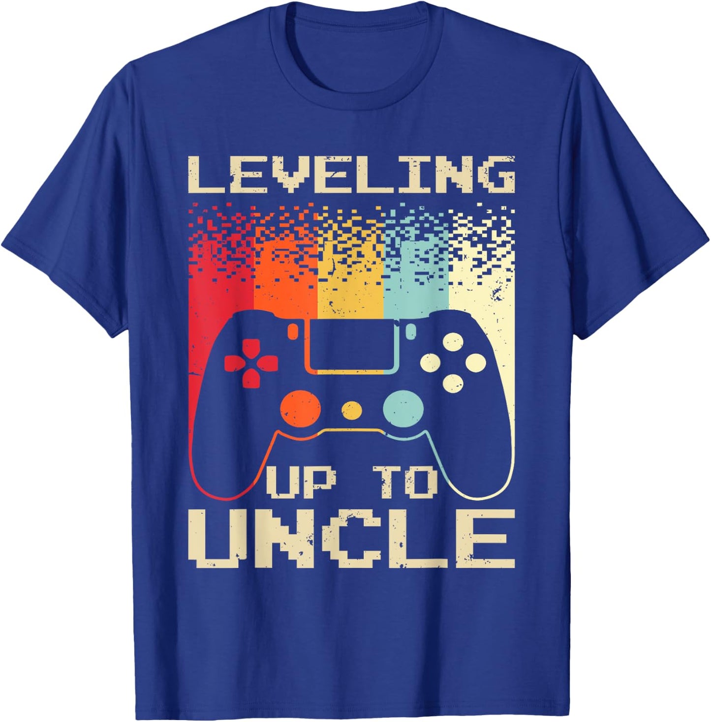 Best New Uncle Boys Soon To Be Uncle Nephew Gamer T-Shirt - T-Shirt | Royal