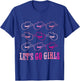 Cowboy Hat Let's Go Girls Western Cowgirls T-Shirt - T-Shirt | Royal