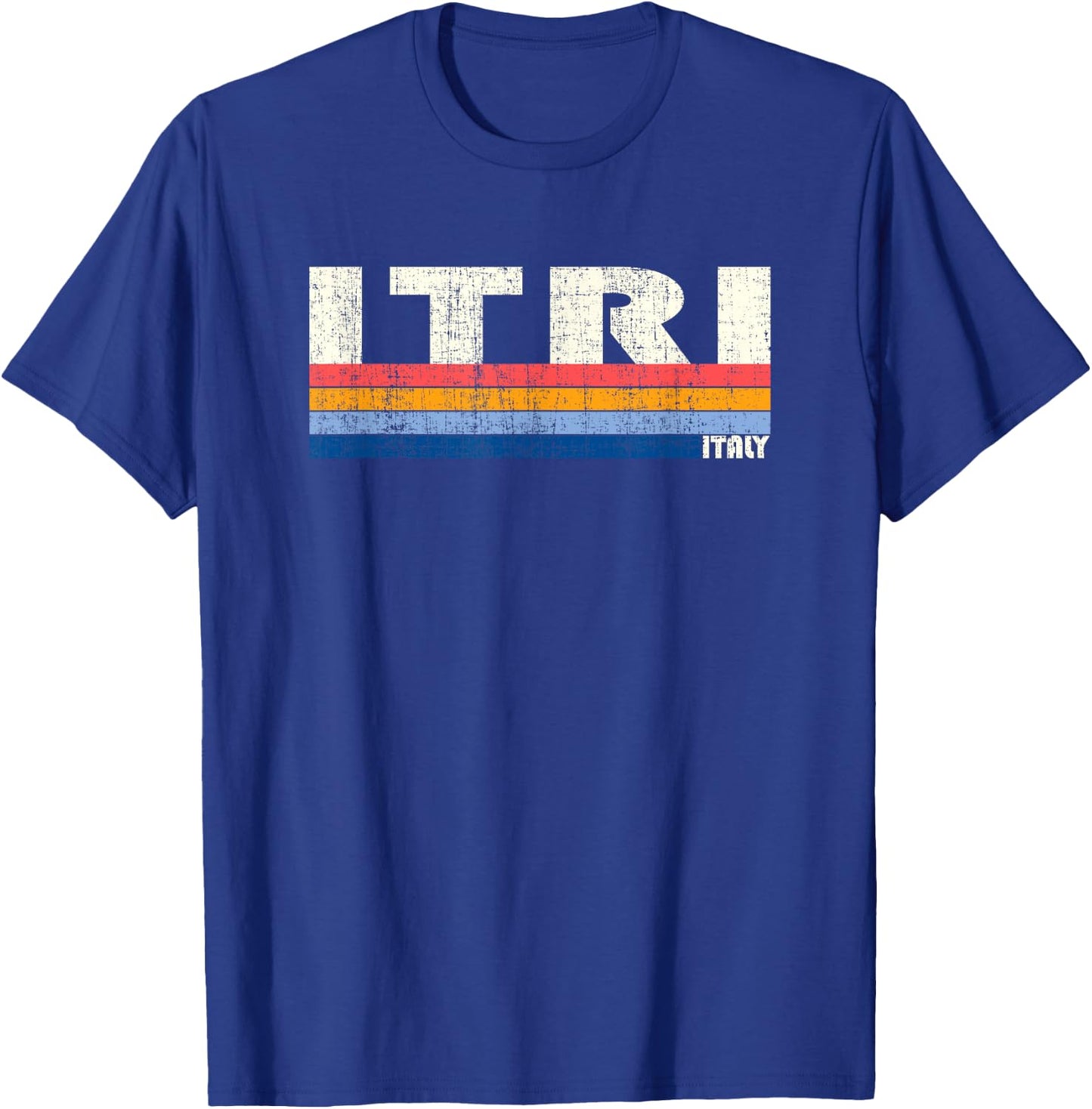 Itri, Italy Retro 70s 80s Style T-Shirt - T-Shirt | Royal