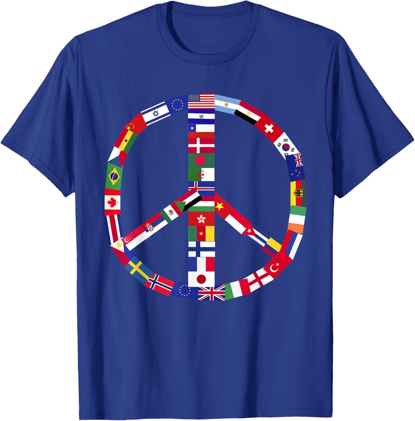 World Peace United Countries International Day Of Peace T-Shirt - T-Shirt | Royal