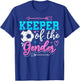 Keeper of the Gender Design for a Soccer Player T-Shirt - T-Shirt | Royal