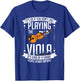 Viola Instrument Music Notes Player Lesson Beginner T-Shirt - T-Shirt | Royal