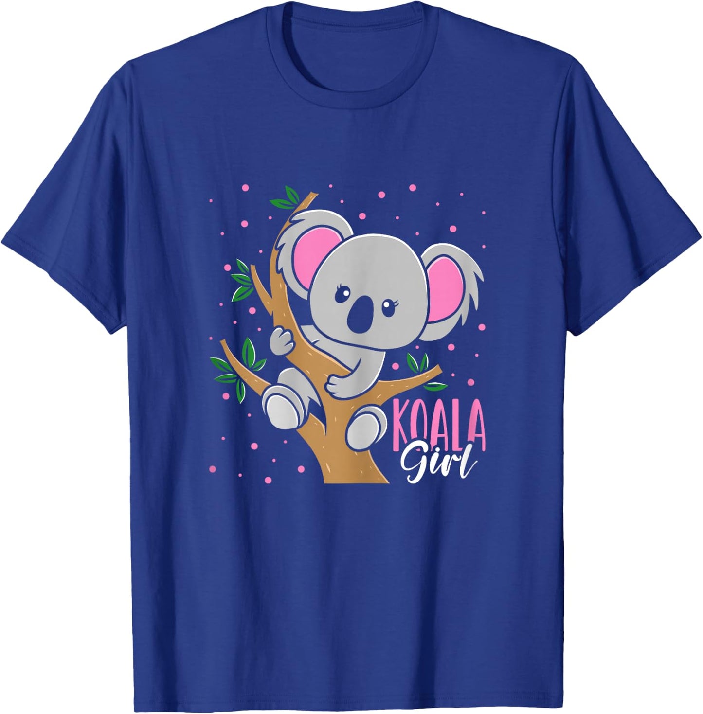 Kids Funny Koala Bear Girl T-Shirt - T-Shirt | Royal