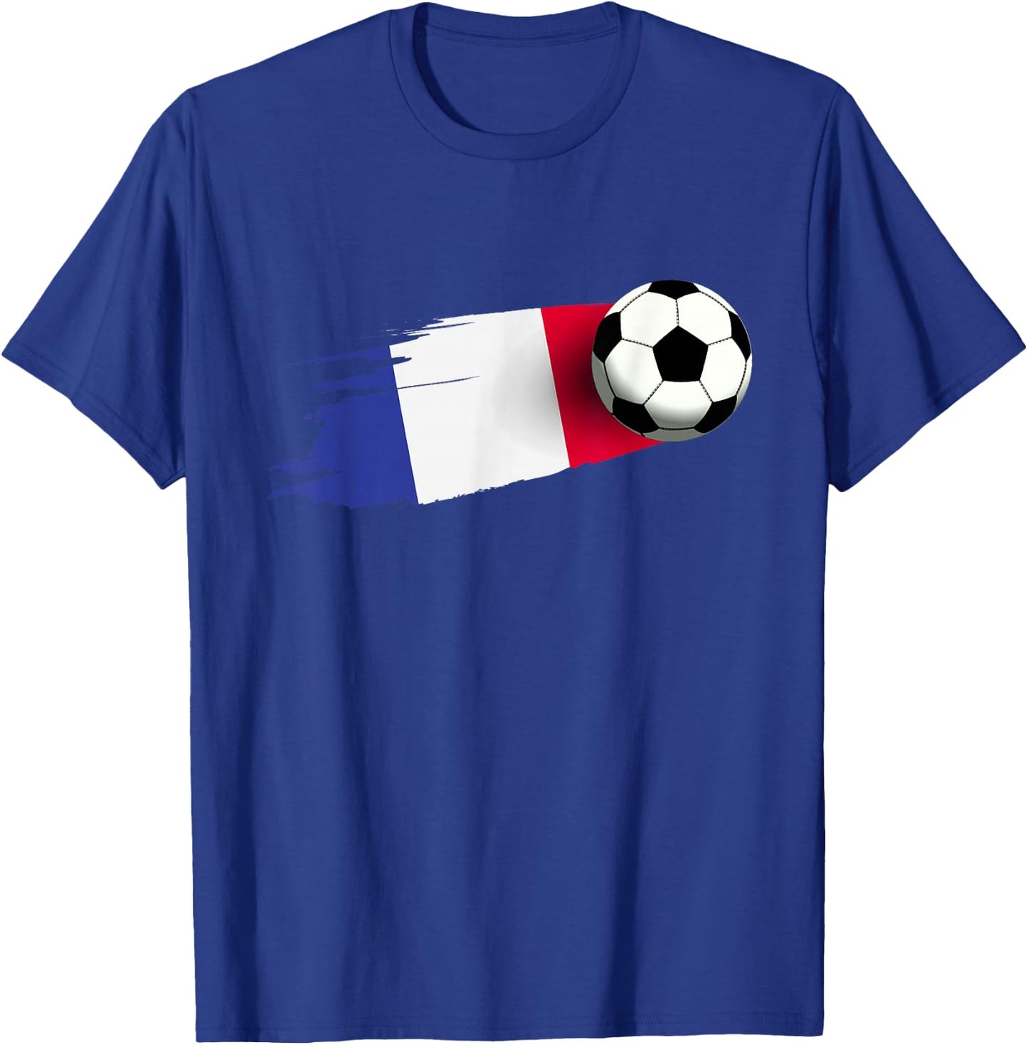 France Flag Jersey French Soccer Team French T-Shirt - T-Shirt | Royal