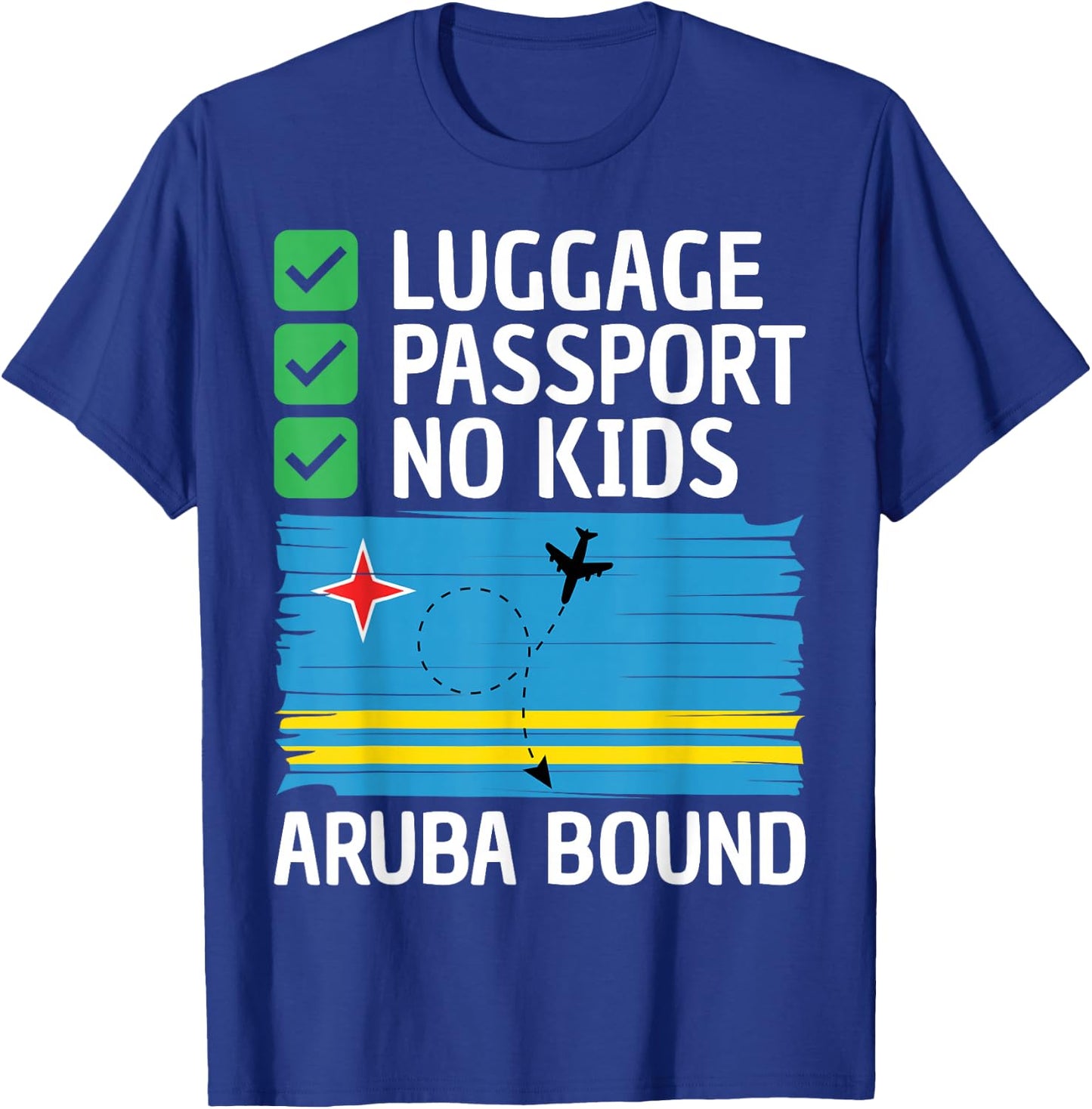Aruba Travel Vacation Outfit Caribbean Trip Men Women Aruba T-Shirt - T-Shirt | Royal