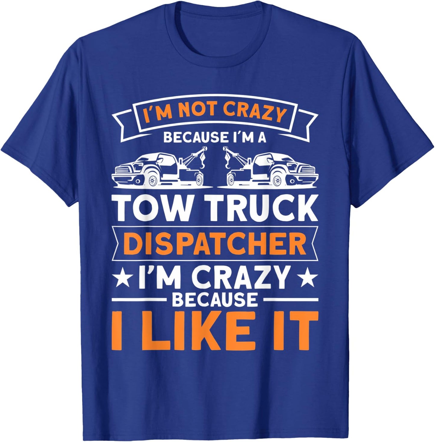 Tow Truck Operator & Breakdown Truck Design For Tow Trucker T-Shirt - T-Shirt | Royal