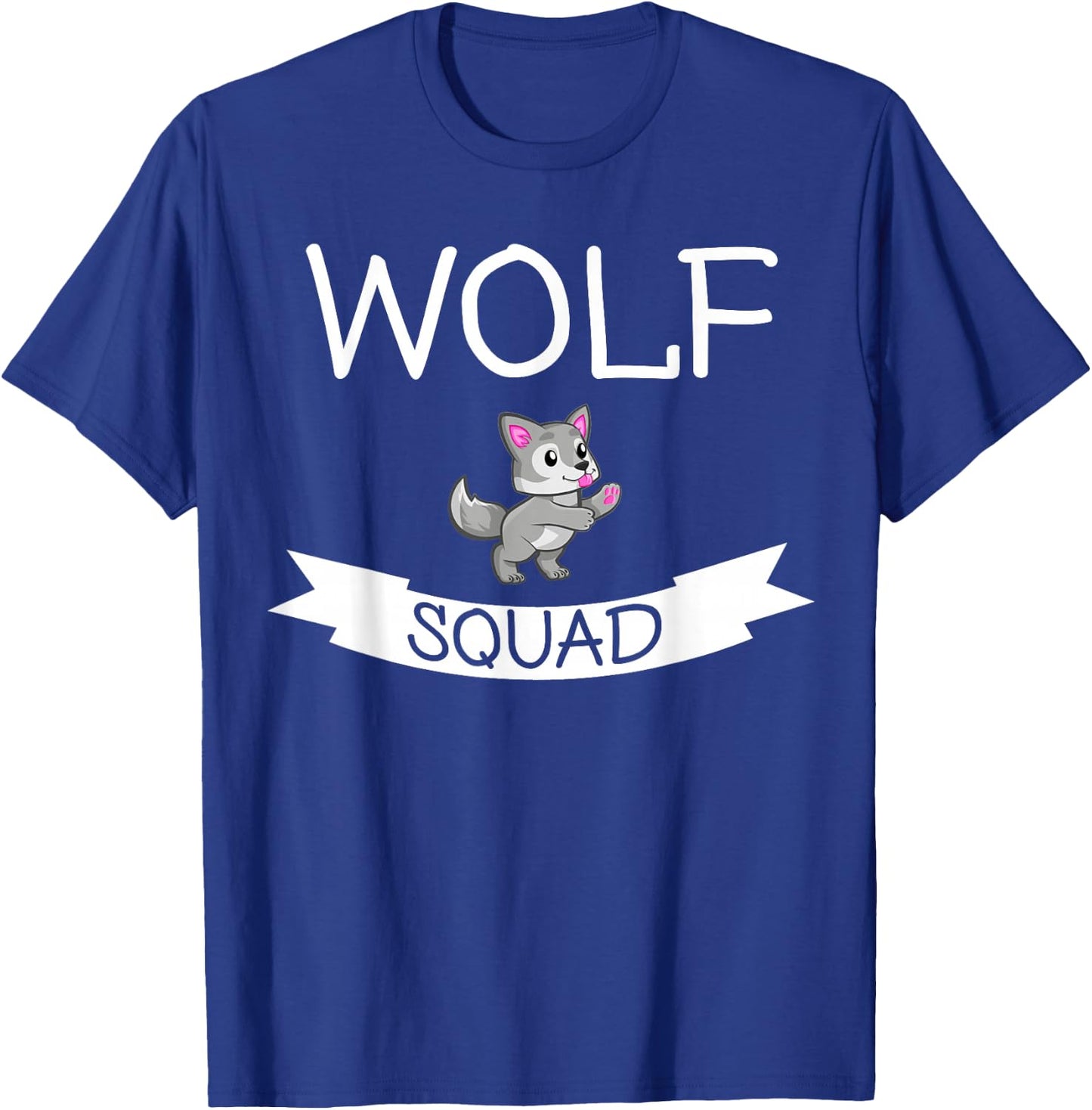 Wolf Squad - Funny Wolf Lover T-Shirt - T-Shirt | Royal