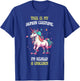 This Is My Human Costume I'm Really a Unicorn T-Shirt - T-Shirt | Royal