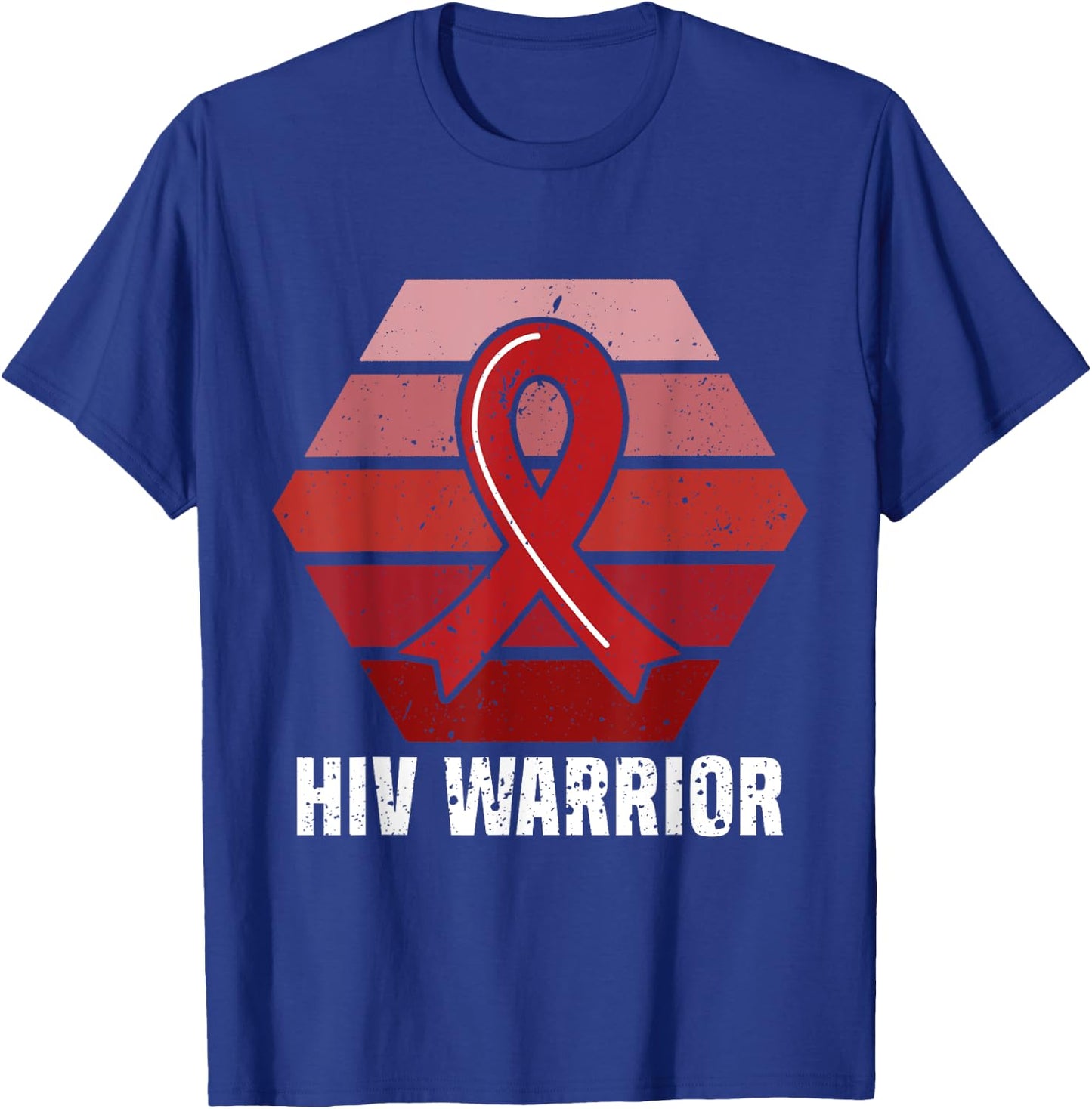 HIV Warrior Aids Awareness Month Support T-Shirt - T-Shirt | Royal